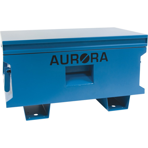 Jobsite Tool Box, 33" x 20-3/10" x 18-3/10", Steel, Blue Canadian Safety Group Inc.