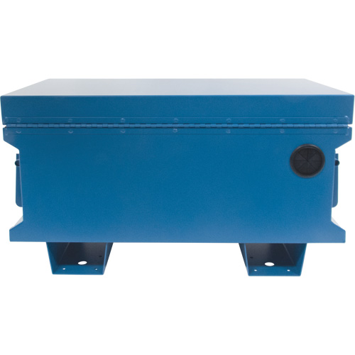 Jobsite Tool Box, 33" x 20-3/10" x 18-3/10", Steel, Blue Canadian Safety Group Inc.