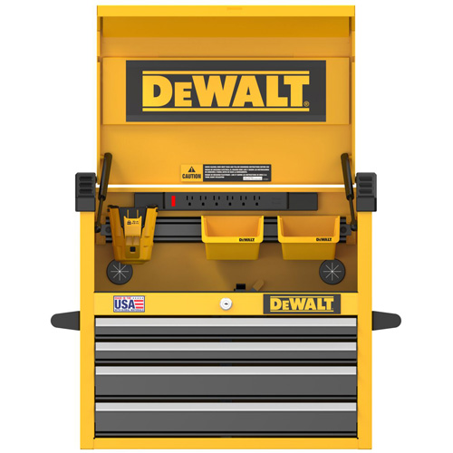 Heavy-Duty Tool Chest, 26" W, 4 Drawers, Yellow Canadian Safety Group Inc.