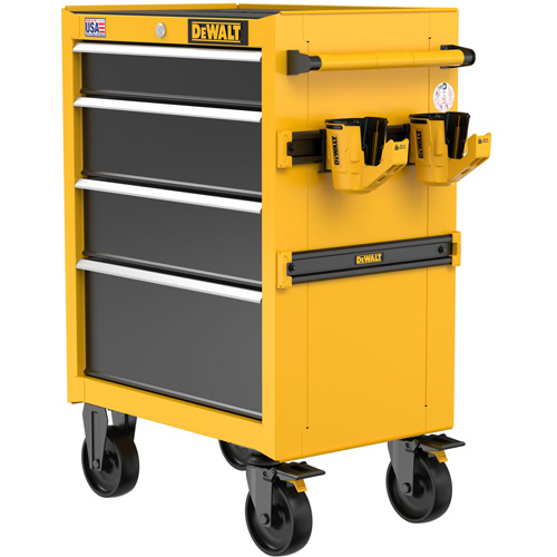 Heavy-Duty Rolling Tool Chest, 4 Drawers, 26" W x Yellow Canadian Safety Group Inc.