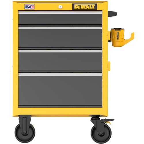 Heavy-Duty Rolling Tool Chest, 4 Drawers, 26" W x Yellow Canadian Safety Group Inc.