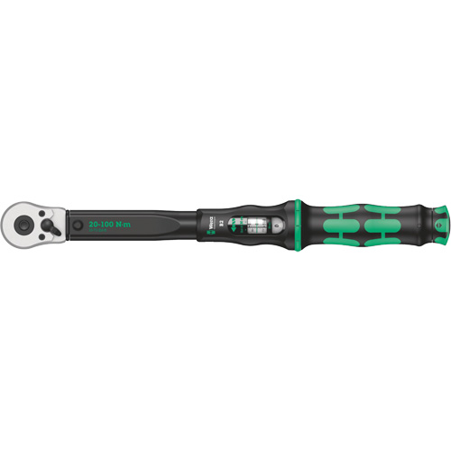 Cl&eacute; dynamom&eacute;trique Click-Torque B2 avec cliquet r&eacute;versible, &agrave; cliquer, Entraînement 3/8" carr&eacute;, 20 - 100 Nm Canadian Safety Group Inc.