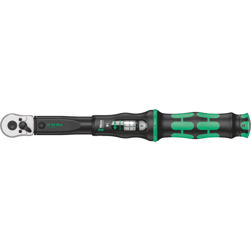 Click-Torque B Torque Wrench with Reversible Ratchet, Click, 3/8" Square Drive, 10 - 50 Nm Canadian Safety Group Inc.