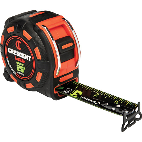 Ruban &agrave; mesurer SHOCKFORCE NITE EYE, 1-1/4" x 25', Marques de goujon Imp&eacute;rial Canadian Safety Group Inc.