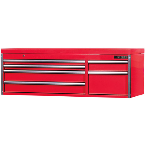 PMC5606 Pro Series Mechanics Chest, 55-1/2" W, 6 Drawers, Red Canadian Safety Group Inc.