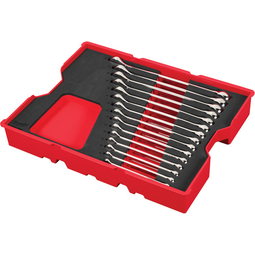 Wrench Set with Tray for PACKOUT Drawers, Combination, 15 Pieces, Metric Canadian Safety Group Inc.