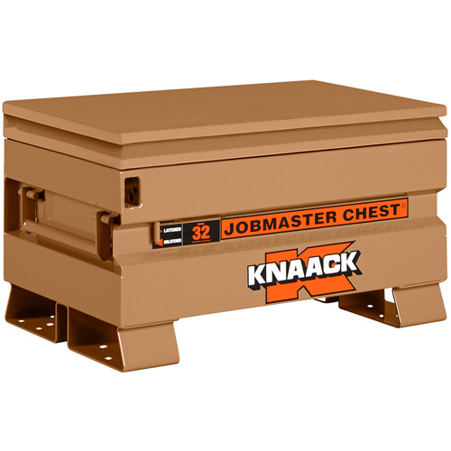 Model 32 Jobsite Chest with Padlock, 32" x 19" x 19", Steel, Tan Canadian Safety Group Inc.