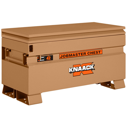 Model 42 Jobsite Chest with Padlock, 42" x 19" x 23-3/8", Steel, Tan Canadian Safety Group Inc.