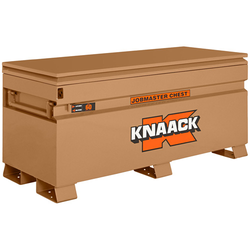 Model 60 Jobsite Chest with Padlock, 60" x 24" x 28-1/2", Steel, Tan Canadian Safety Group Inc.