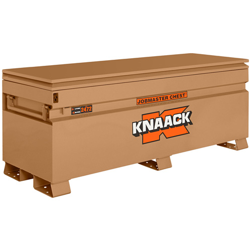 Model 2472 Jobsite Chest with Padlock, 72" x 24" x 28-1/4", Steel, Tan Canadian Safety Group Inc.