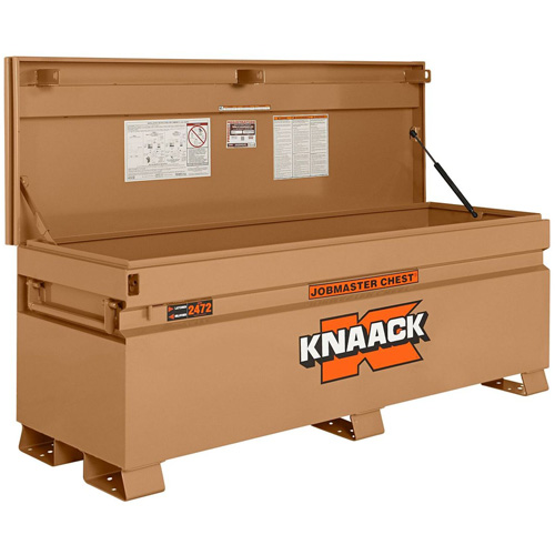 Model 2472 Jobsite Chest with Padlock, 72" x 24" x 28-1/4", Steel, Tan Canadian Safety Group Inc.