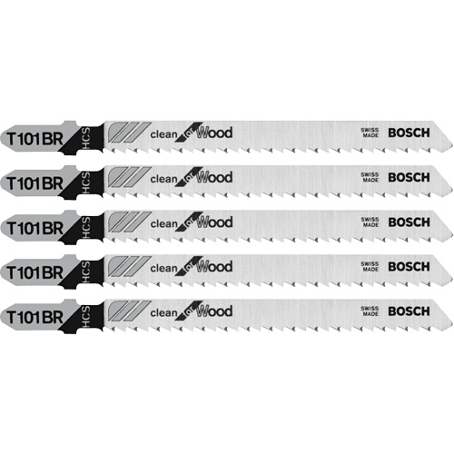 Lame de scie sauteuse Basic for Wood, Tige en T, 4" lo, 10 dents par pouce Canadian Safety Group Inc.