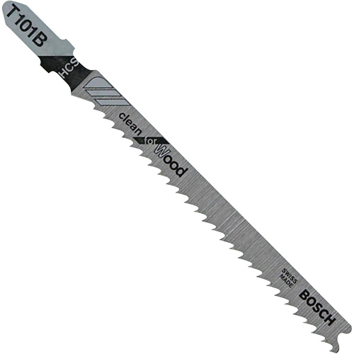 Lames de scie sauteuse, Acier au carbone, Tige en T, 4" lo, 10 dents par pouce Canadian Safety Group Inc.