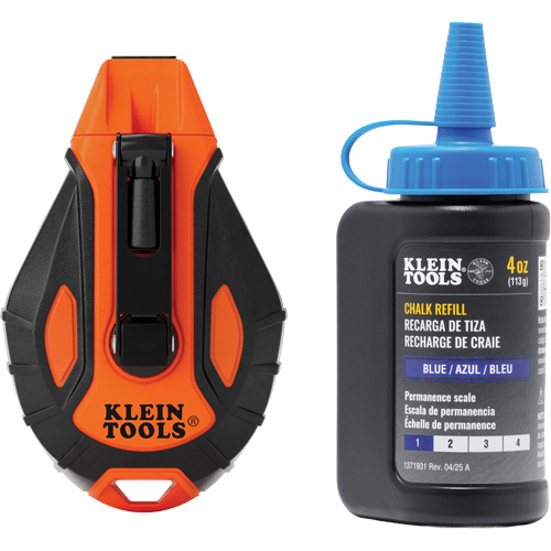 Smooth Retractable Chalk Reel with Chalk Refill Canadian Safety Group Inc.