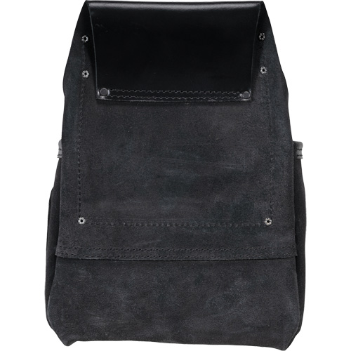 Phantom Collection Heavy-Duty Nail & Tool Bag, Leather, 10 Pockets, Black Canadian Safety Group Inc.
