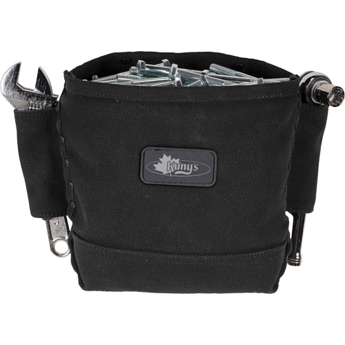 Phantom Collection Nut & Bolt Bag with 2 Sleeves, Canvas, 3 Pockets, Black Canadian Safety Group Inc.