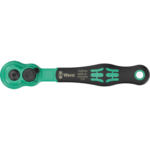 Cl&eacute; &agrave; cliquet Zyklop Comfort avec levier dinversion, Prise de 1/4", Poign&eacute;e Ergonomique Canadian Safety Group Inc.