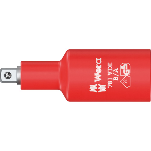B/A VDE Insulated Connector, 3/8" Drive, 1/4" Socket, 2.59" L, Ball Canadian Safety Group Inc.