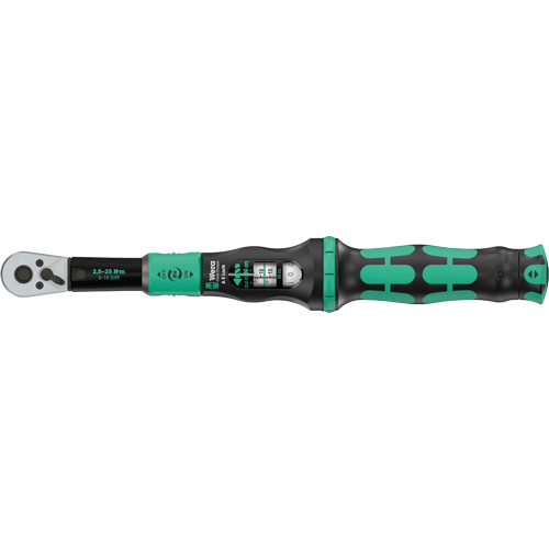 Cl&eacute; dynamom&eacute;trique Click-Torque Lock A 5 r&eacute;glable avec fonction Torque Lock, &agrave; cliquer, Entraînement 1/4" carr&eacute;, 1 - 18 lb-pi Canadian Safety Group Inc.