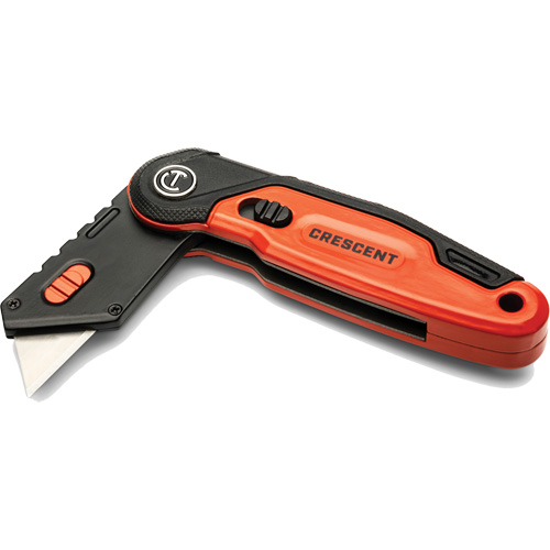 Couteau utilitaire pliant, 1" lame, lame en Acier, poign&eacute;e en Aluminium Canadian Safety Group Inc.