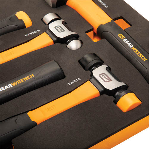 Mixed Hammer Set in Foam Storage Tray, 5 Pieces Canadian Safety Group Inc.