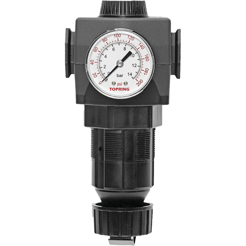 D&eacute;tendeur &agrave; diaphragme en zinc MODULAIR 400, 1/2" NPT, PSI max. de 300 psi, Canalisation/Modulaire Canadian Safety Group Inc.