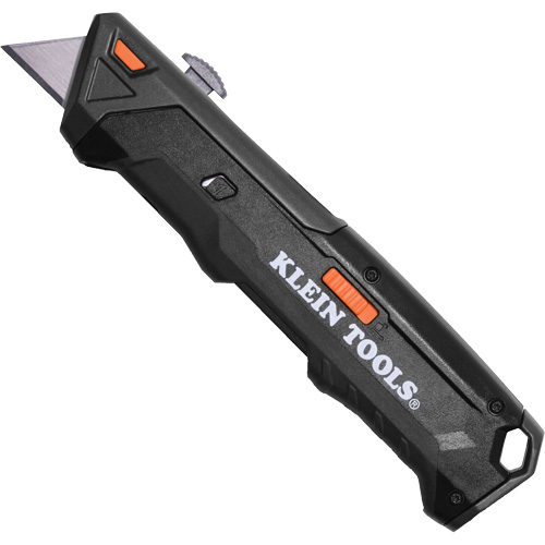 Auto-Loading Retractable Knife with Dual-Sided Blade Magazine, Steel, Plastic Handle Canadian Safety Group Inc.