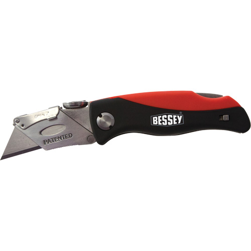 Folding Utility Knife, 2-3/8" Blade, Plastic/Cushion Handle Canadian Safety Group Inc.