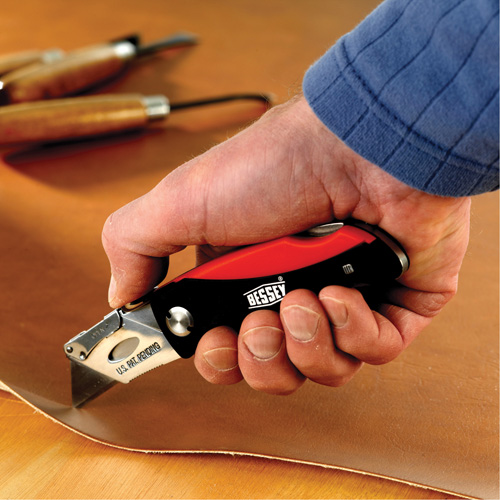 Folding Utility Knife, 2-3/8" Blade, Plastic/Cushion Handle Canadian Safety Group Inc.