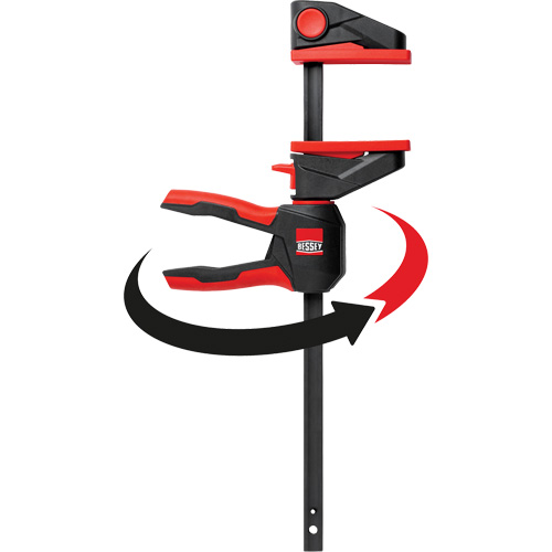 One-Hand Bar Trigger Clamps with 360° Rotating Handle, 4-1/2" (114.3 mm) Canadian Safety Group Inc.