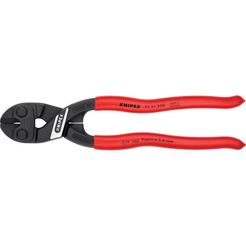 CoBolt&reg; High Leverage Compact Bolt Cutters with Notched Blade, 8" L, Center Cut Canadian Safety Group Inc.