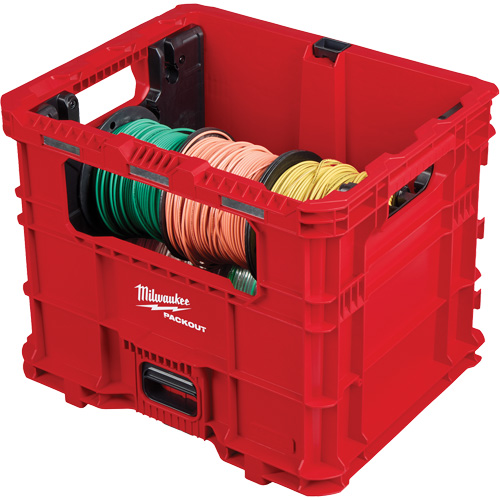 Bac distributeur de fils XL PACKOUT, 15-3/4" x 18-5/8" x 15", Noir/Rouge Canadian Safety Group Inc.