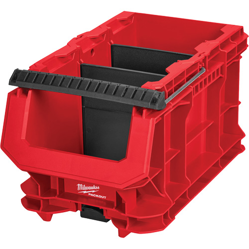 Bac compact PACKOUT, 15-1/2" x 9-1/2" x 8-3/4", Noir/Rouge Canadian Safety Group Inc.