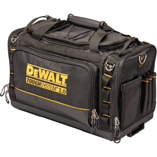 ToughSystem&reg; 2.0 Dirt Repellent Jobsite Tool Bag, 1680 Denier, 50 Pockets, Black/Yellow Canadian Safety Group Inc.