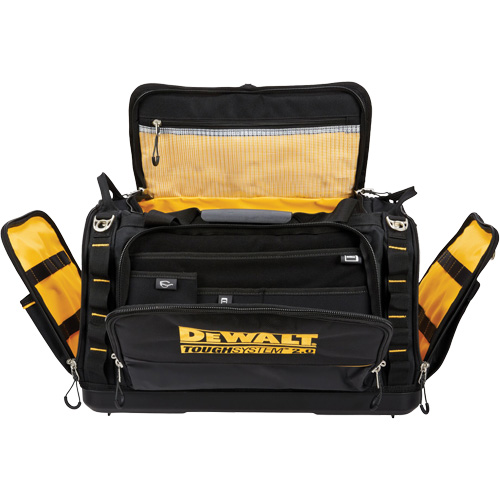 ToughSystem&reg; 2.0 Dirt Repellent Jobsite Tool Bag, 1680 Denier, 50 Pockets, Black/Yellow Canadian Safety Group Inc.