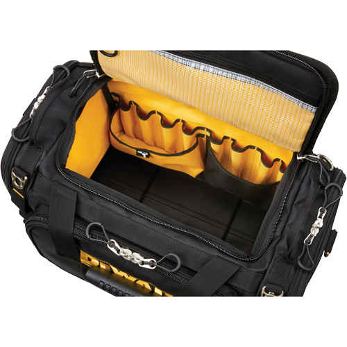 ToughSystem&reg; 2.0 Dirt Repellent Jobsite Tool Bag, 1680 Denier, 50 Pockets, Black/Yellow Canadian Safety Group Inc.