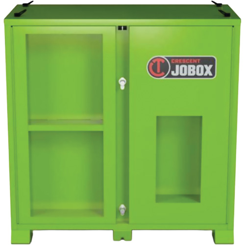 Armoire de rangement d'&eacute;PI sur place, Acier, Vert lime haute visibilit&eacute; Canadian Safety Group Inc.