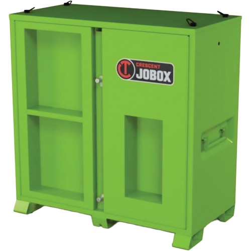 Armoire de rangement d'&eacute;PI sur place, Acier, Vert lime haute visibilit&eacute; Canadian Safety Group Inc.