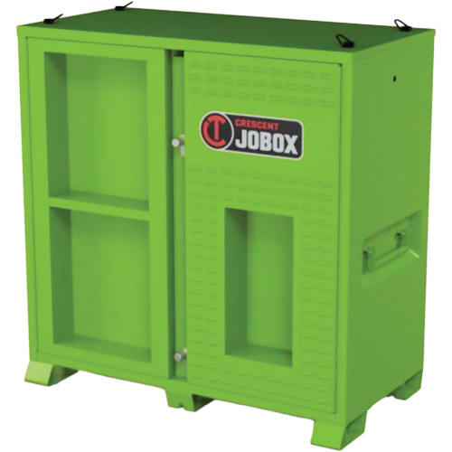 Armoire ventil&eacute;e pour le rangement d'&eacute;PI sur place, Acier, Vert lime haute visibilit&eacute; Canadian Safety Group Inc.