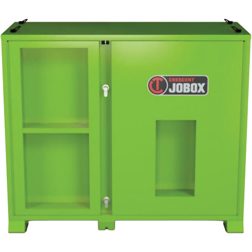 Armoire de rangement d'&eacute;PI sur place, Acier, Vert lime haute visibilit&eacute; Canadian Safety Group Inc.