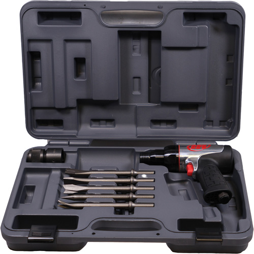 Heavy-Duty Air Hammer with Chisels, 16.2 CFM, 1/4" NPT, 3330 BPM, 3/4" x 2-1/2" (0.0mm x 0.0mm) Canadian Safety Group Inc.