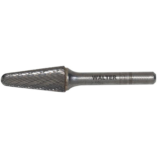 Double Cut Cone Carbide Burr, 1/2" Dia., 1/4" Shank, 1-1/8" Depth of Cut Canadian Safety Group Inc.