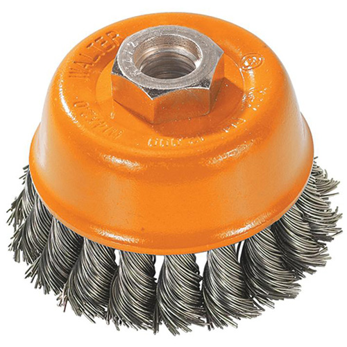 Knot-Twisted Wire Cup Brush, 3" Dia. x M14 Arbor Canadian Safety Group Inc.