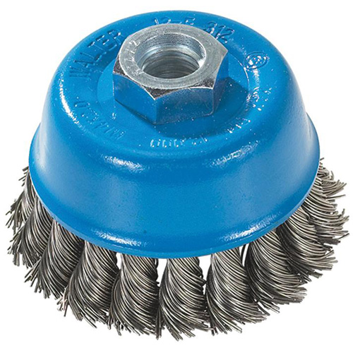 Knot-Twisted Wire Cup Brush, 3" Dia. x M14 Arbor Canadian Safety Group Inc.