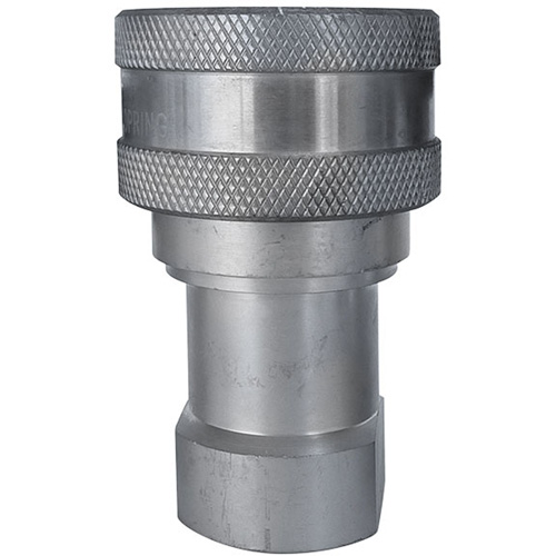 Hydraulic Quick Coupler - Stainless Steel Manual Coupler, Brass/Stainless Steel Canadian Safety Group Inc.