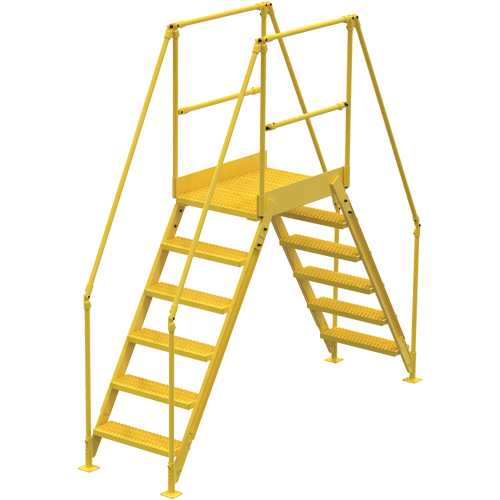 Crossover Ladder, 104" Overall Span, 60" H x 36" D, 24" Step Width Canadian Safety Group Inc.