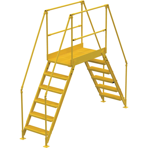 Crossover Ladder, 116" Overall Span, 60" H x 48" D, 24" Step Width Canadian Safety Group Inc.