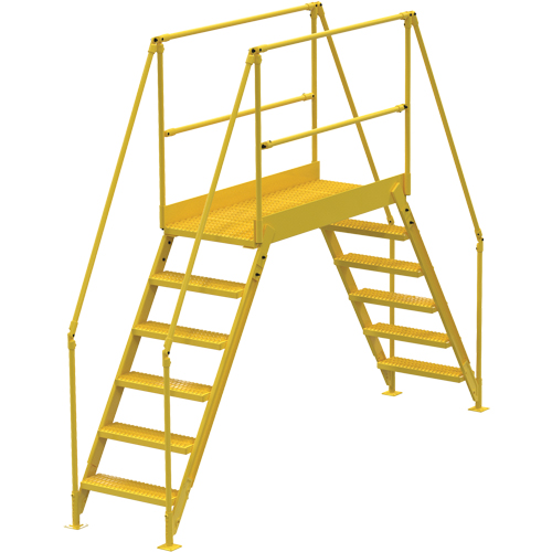 Crossover Ladder, 128" Overall Span, 60" H x 60" D, 24" Step Width Canadian Safety Group Inc.