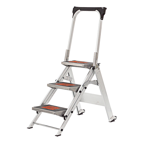 Safety Stepladder with Bar & Tray, 2.2', Aluminum, 300 lbs. Capacity, Type 1A Canadian Safety Group Inc.