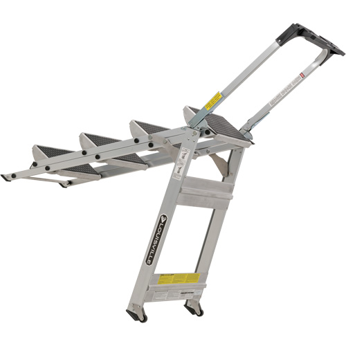 &eacute;chelle escabeau avec roues pivotantes, 4 marches, 44,25" x 22,13" x Hauteur 59" Canadian Safety Group Inc.